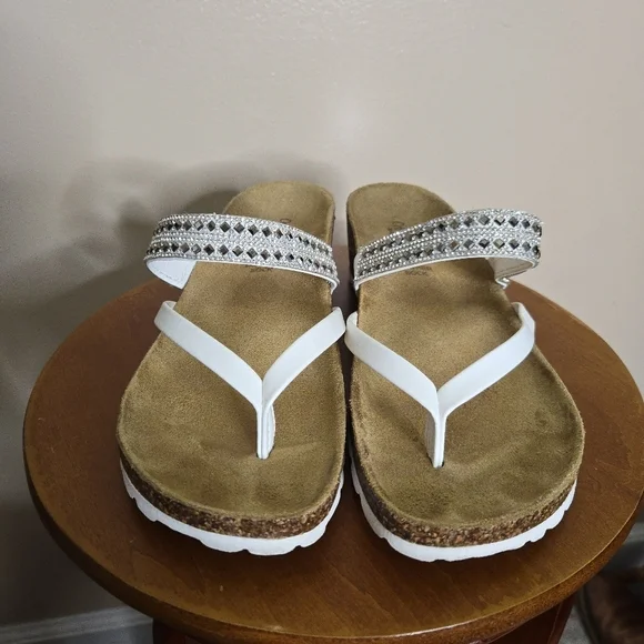 Cristina Francini Wedge Cork Sandals - Picture 2 of 5